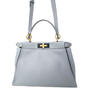 Fendi Peekaboo handbag ISeeU Leather 2way Shoulder Bag